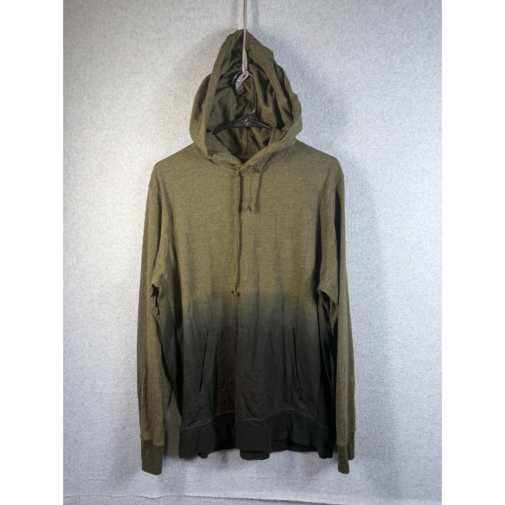 American Eagle Outfitters Hoodie Mens Large Green Lightweight Pullover Pocket